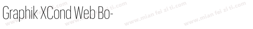 Graphik XCond Web Bo字体转换